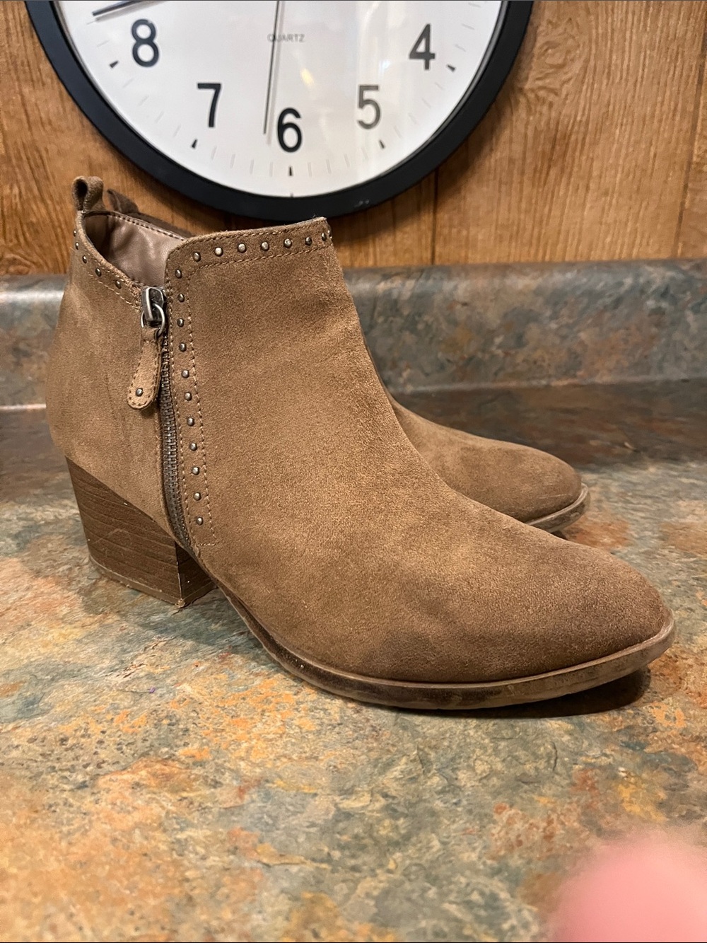 WOMEN size 11M Sonoma ankle boots stonetaupe Kohl’s 1262